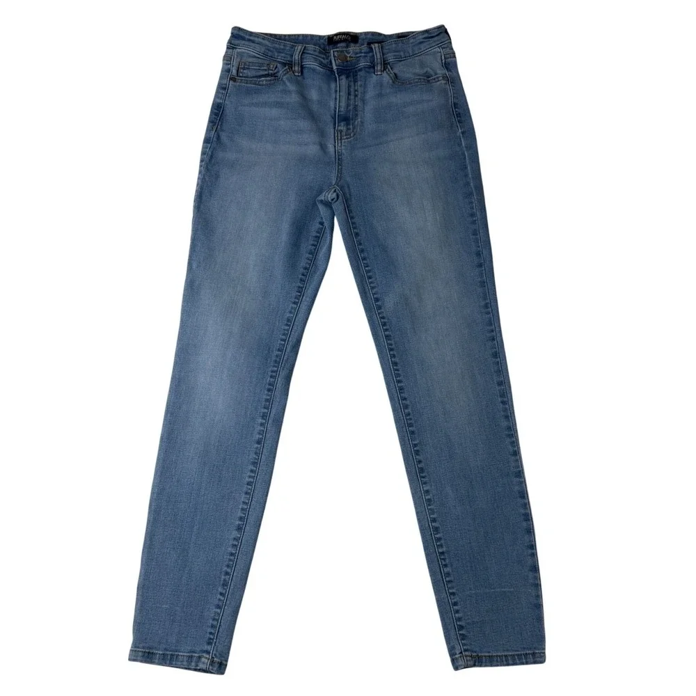 Buffalo David Bitton Mollie High Rise Stretch Skinny Jeans Womens 4 light wash - Picture 1 of 10